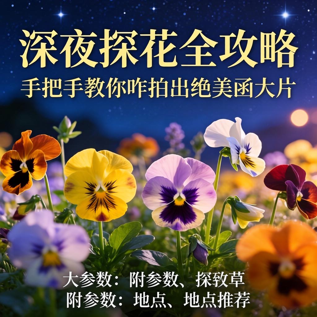 深夜探花全攻略：手把手教你咋拍出绝美花卉大片，，，，附参数和所在推荐