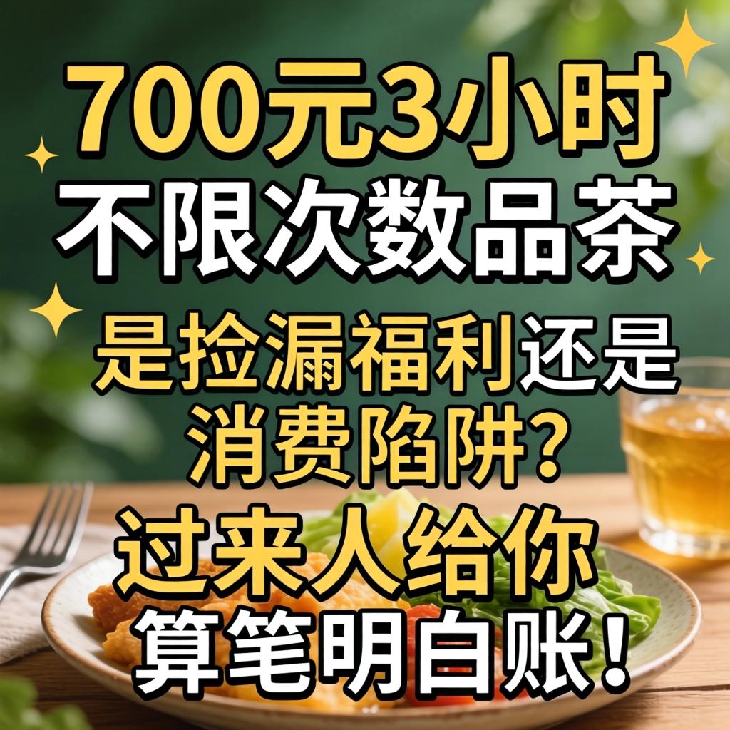 700元3小时不限次数品茶，，，，是捡漏福利照旧消耗陷阱？？过来人给你算笔明确账！