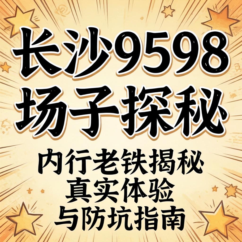 长沙9598的场子探秘：内行老铁揭秘真实体验与防坑指南