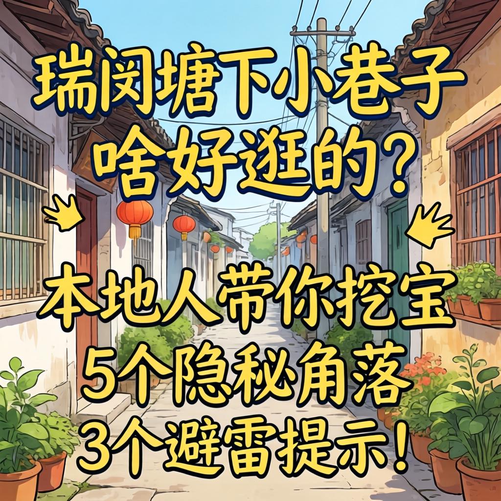 瑞安塘下小巷子有啥好逛的？本地人带你挖宝5个隐秘角落和3个避雷提示！