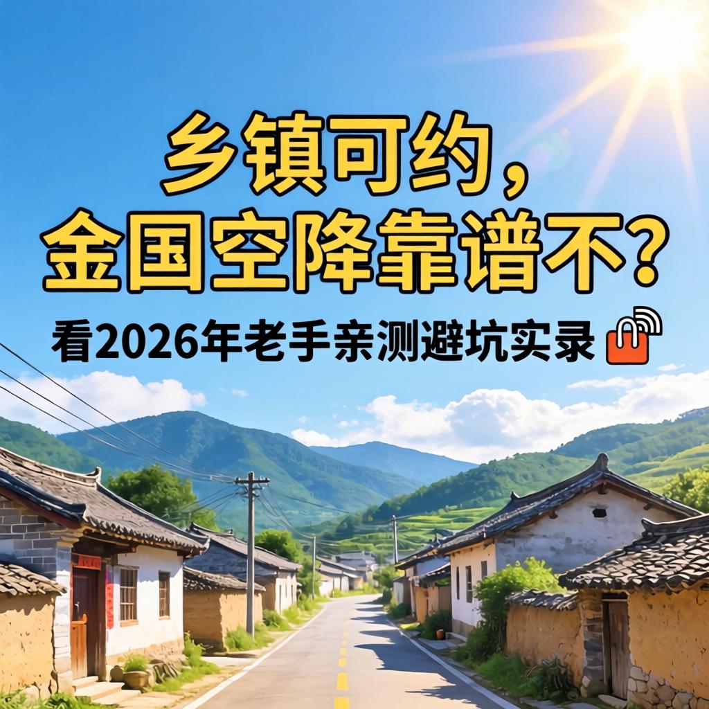 乡镇可约，金国空降靠谱不？看2026年老手亲测避坑实录?