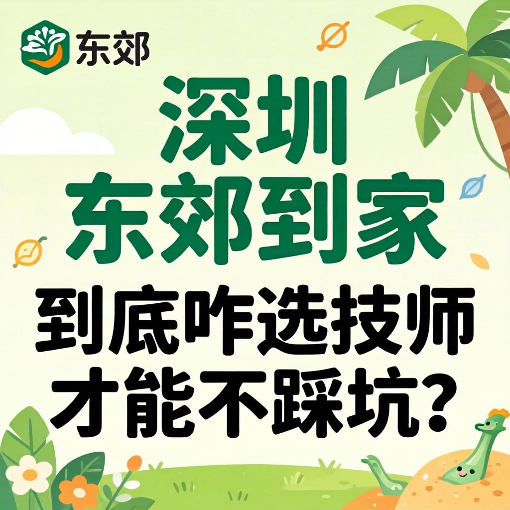 在深圳用东郊到家，到底咋选技师才能不踩坑？