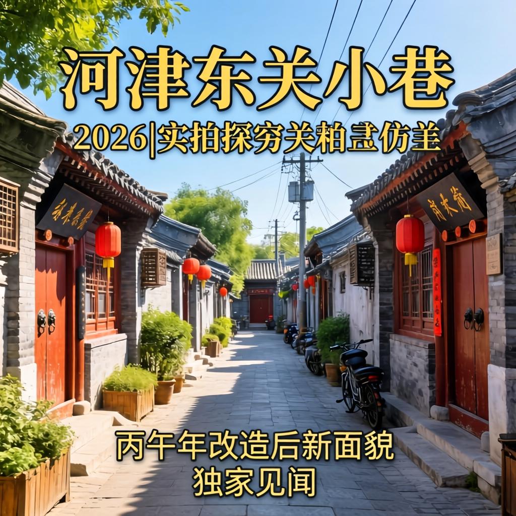 河津东关小巷2026|实拍探访丙午年改造后新面貌|独家见闻