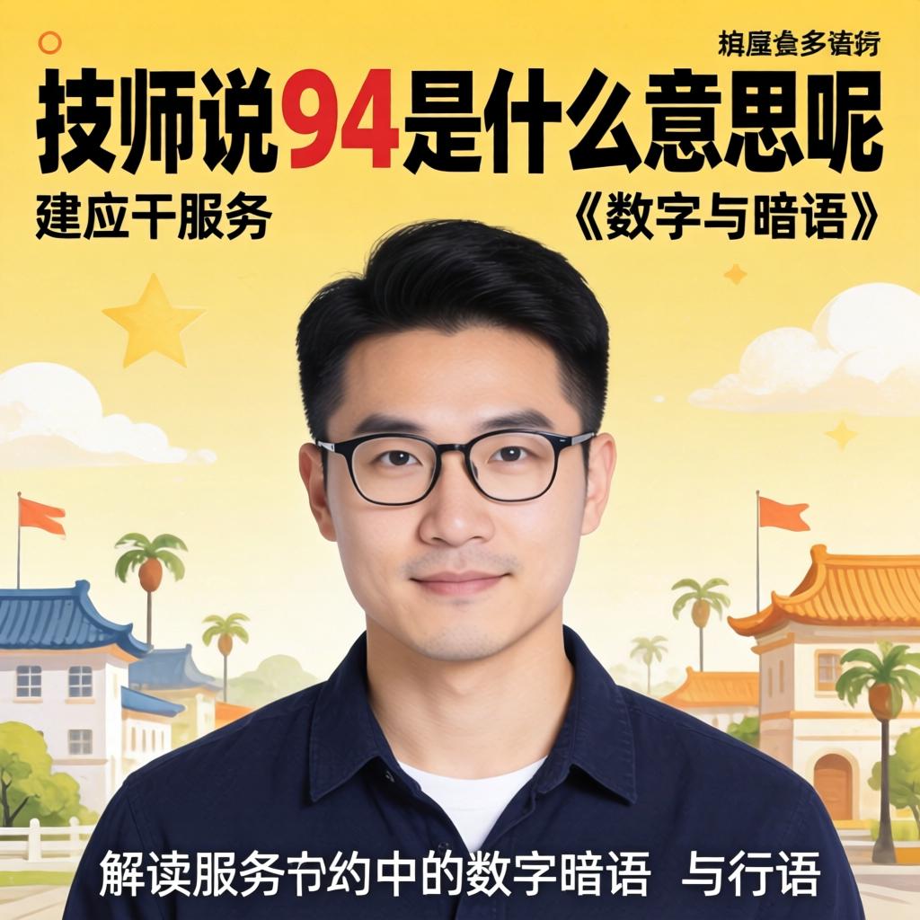技师说94是什么意思呢？？？解读效劳中的数字切口与行话