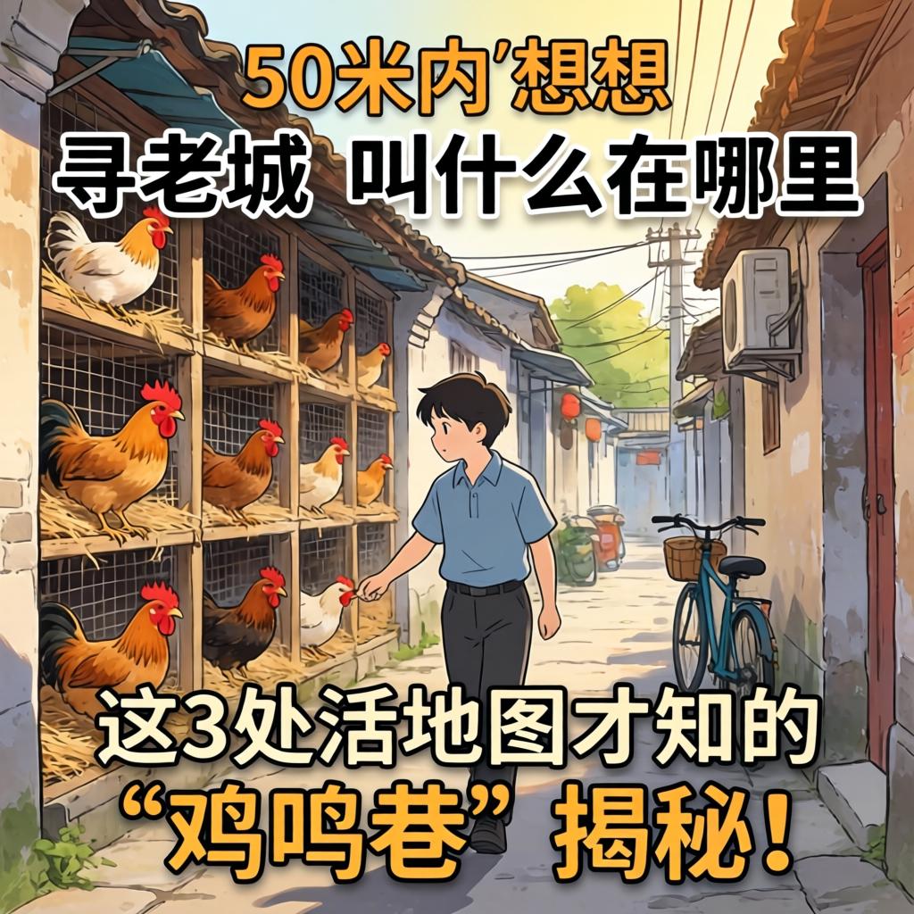 50米内有鸡窝的巷子叫什么在哪里，想寻老城味道？这3处活地图才知的“鸡鸣巷”揭秘！