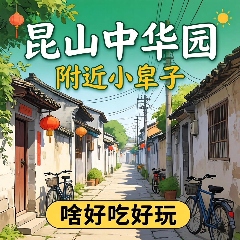 昆山中华园附近小巷子有啥好吃好玩的？