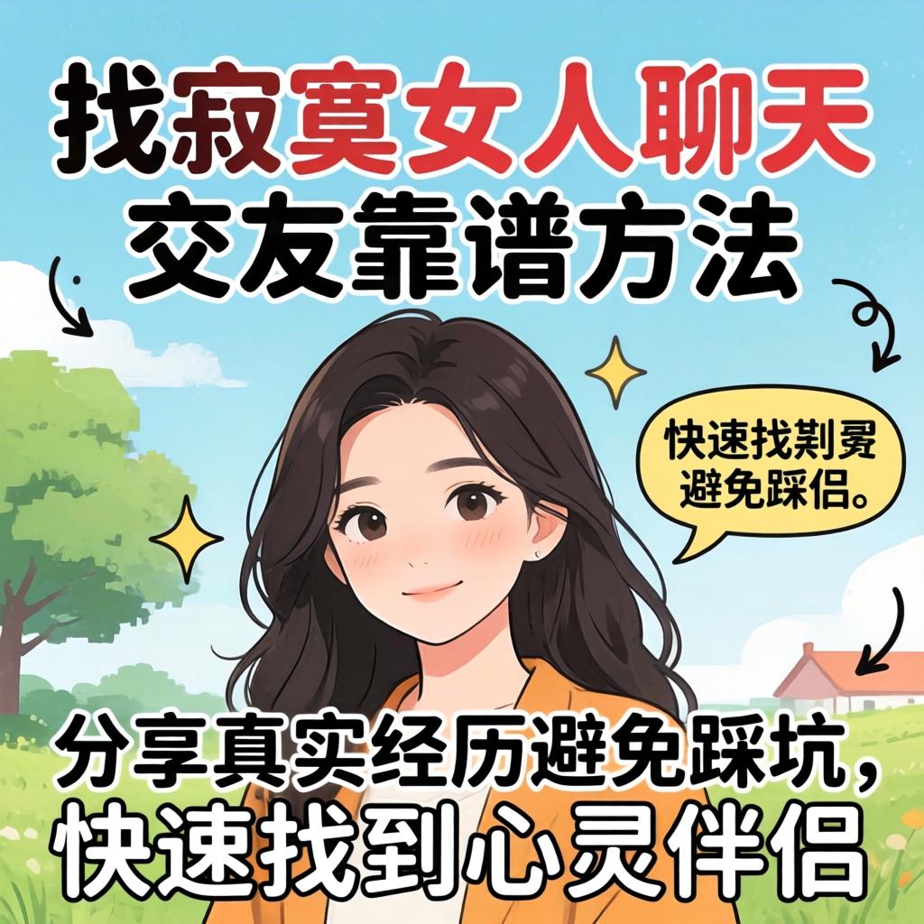 找寥寂女人谈天结交靠谱要领，，，，分享真实履历阻止踩坑，，，，快速找到心灵朋侪