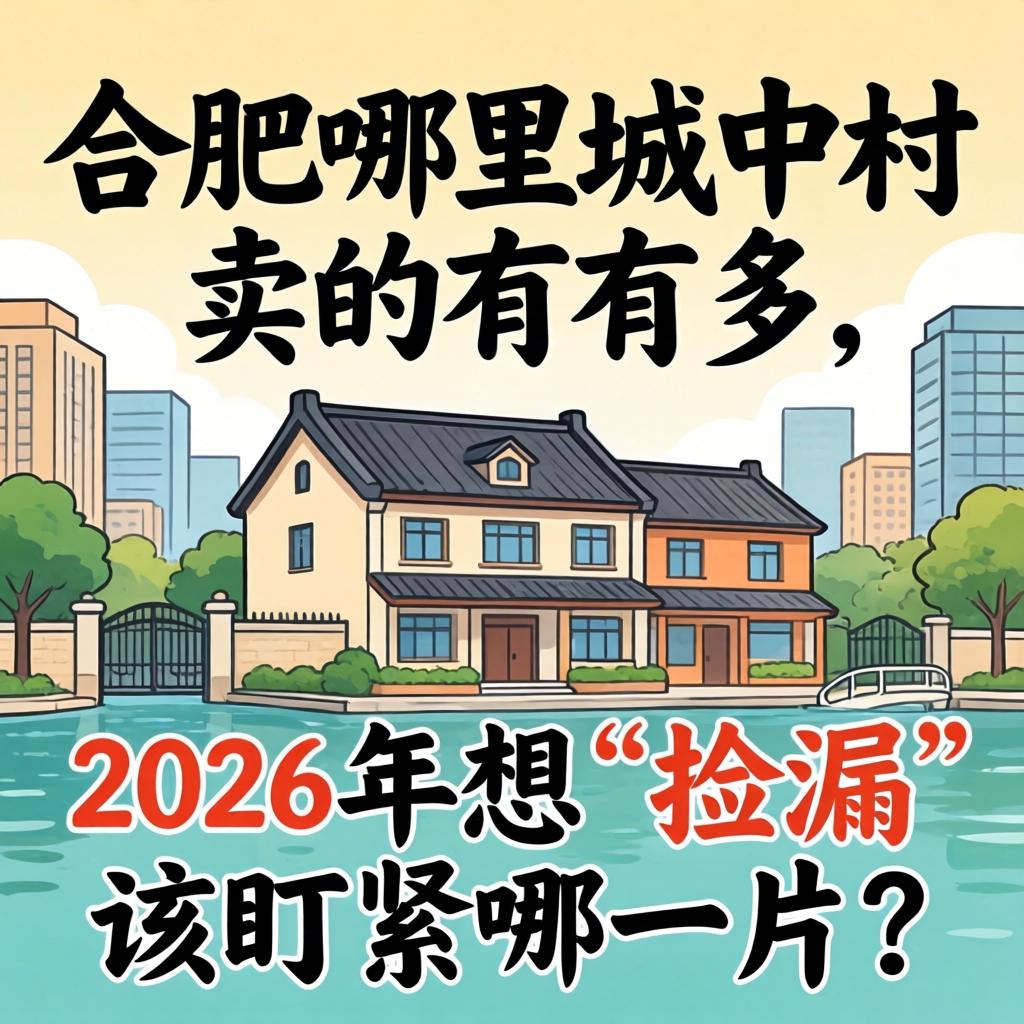 合肥哪里城中村卖的多？2026年想“捡漏”该盯紧哪一片？