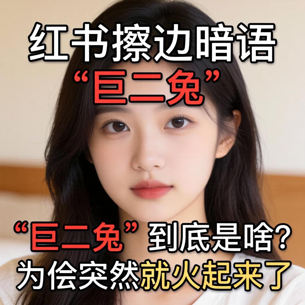 小红书擦边暗语“巨二兔”到底是啥?为啥突然就火起来了?