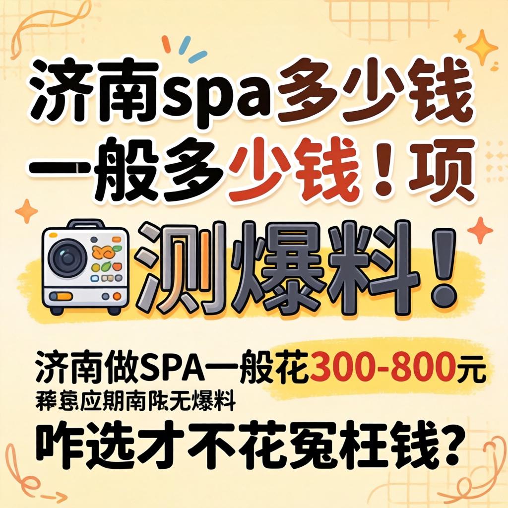 济南spa多少钱一般多少钱,实测爆料!在济南做spa一般花300-800元?咋选才不花冤枉钱?