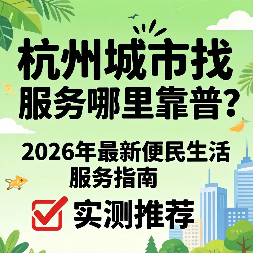杭州上城区找服务哪里靠谱？2026年最新便民生活服务指南?实测推荐