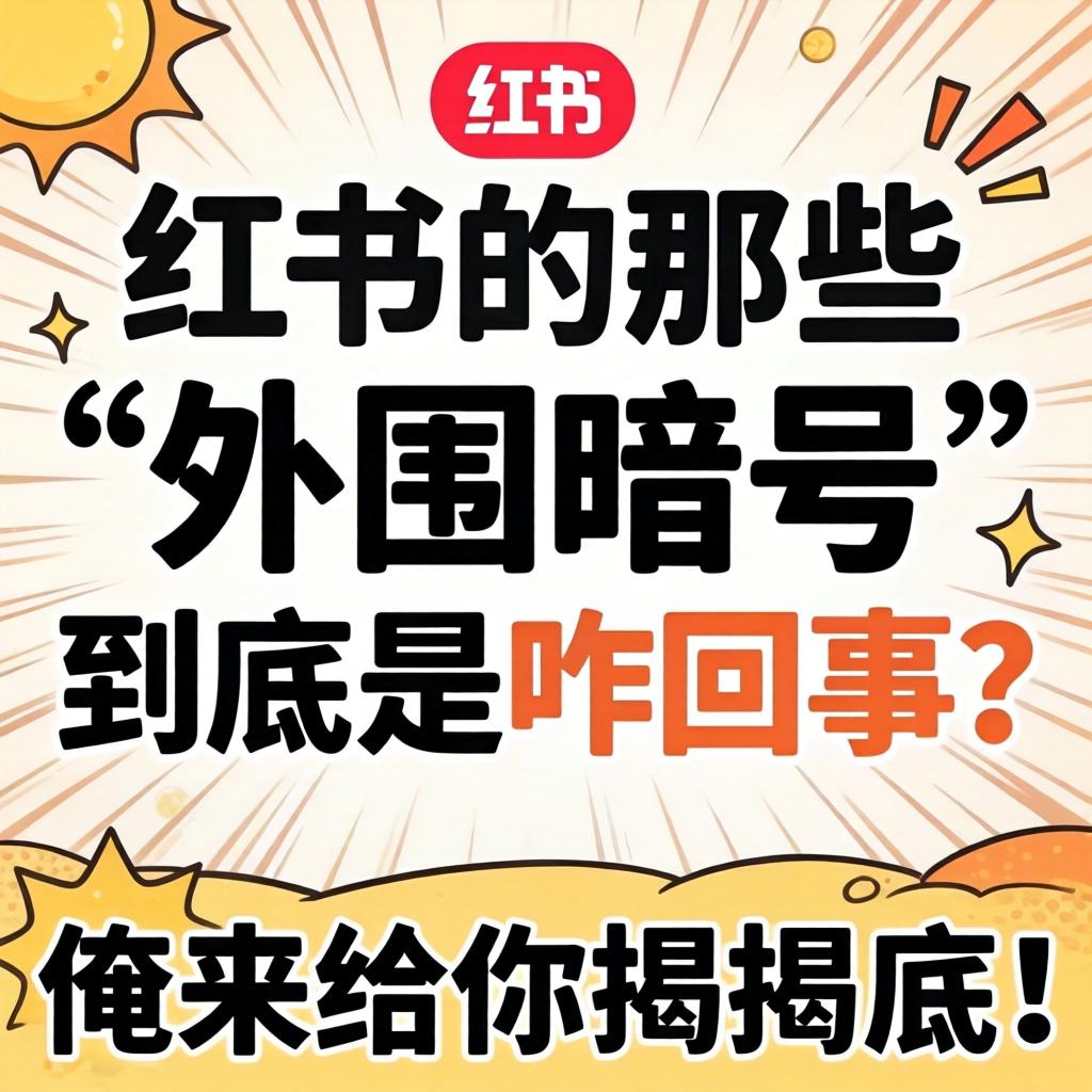 幼红书上的那些“表围记号”到底是咋回事？俺来给你揭揭底！