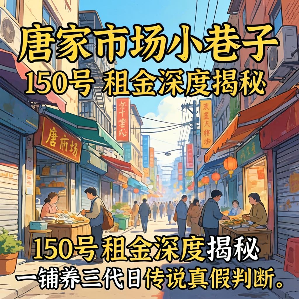 唐家市场幼小路150号租金深度揭秘，一铺养三代的传说真假