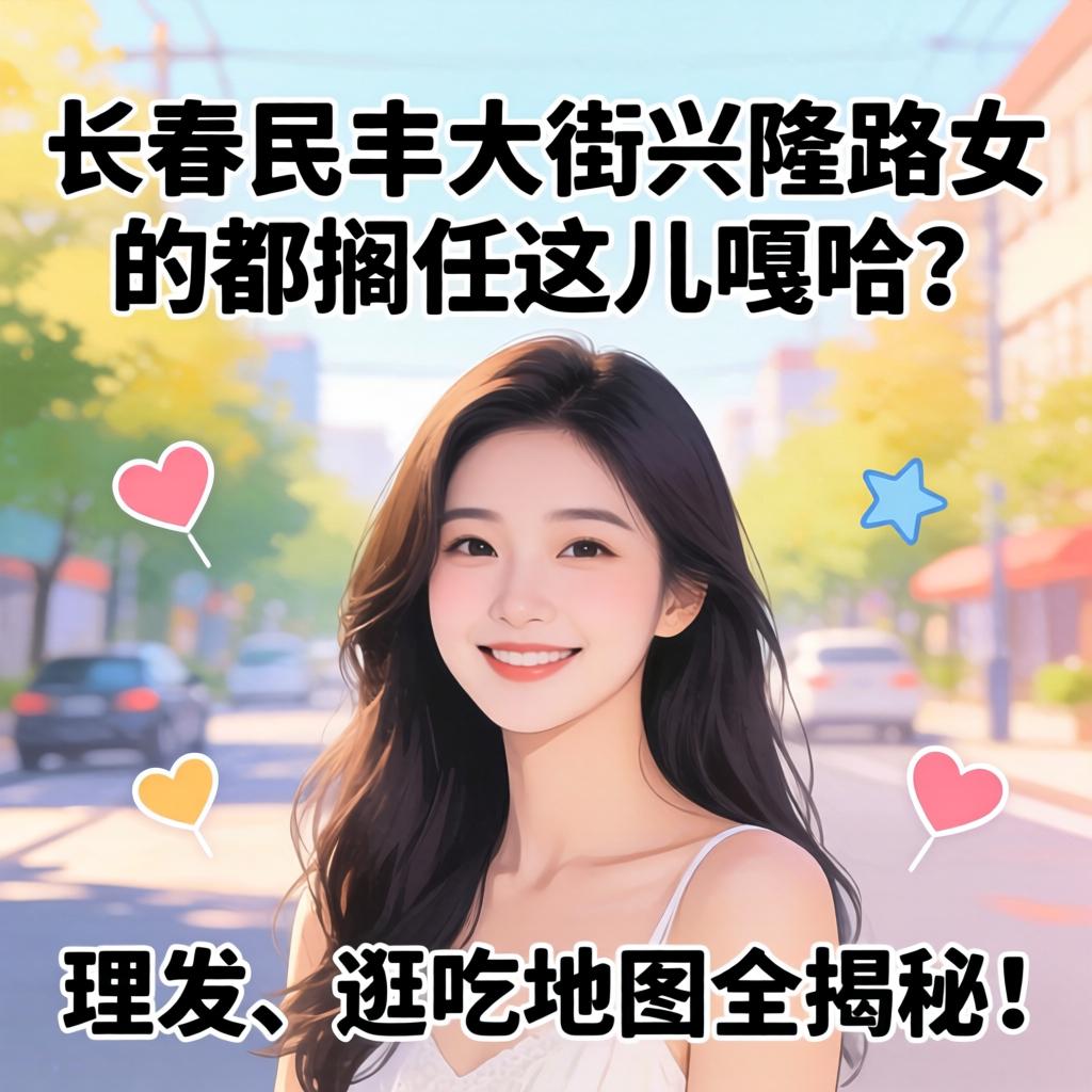 长春民丰大街兴隆路女的都搁这儿嘎哈？？？？？？剃头、逛吃地图全揭秘！