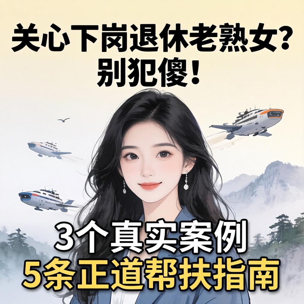 关心下岗退休老熟女?别犯傻!3个真实案例与5条正道帮扶指南