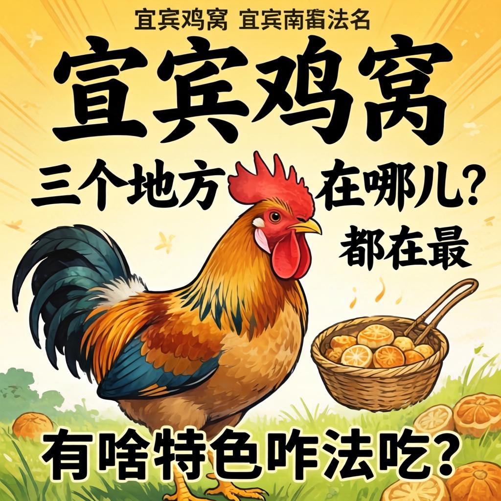 宜宾鸡窝最出名三个地方都在哪儿?有啥特色咋去吃?