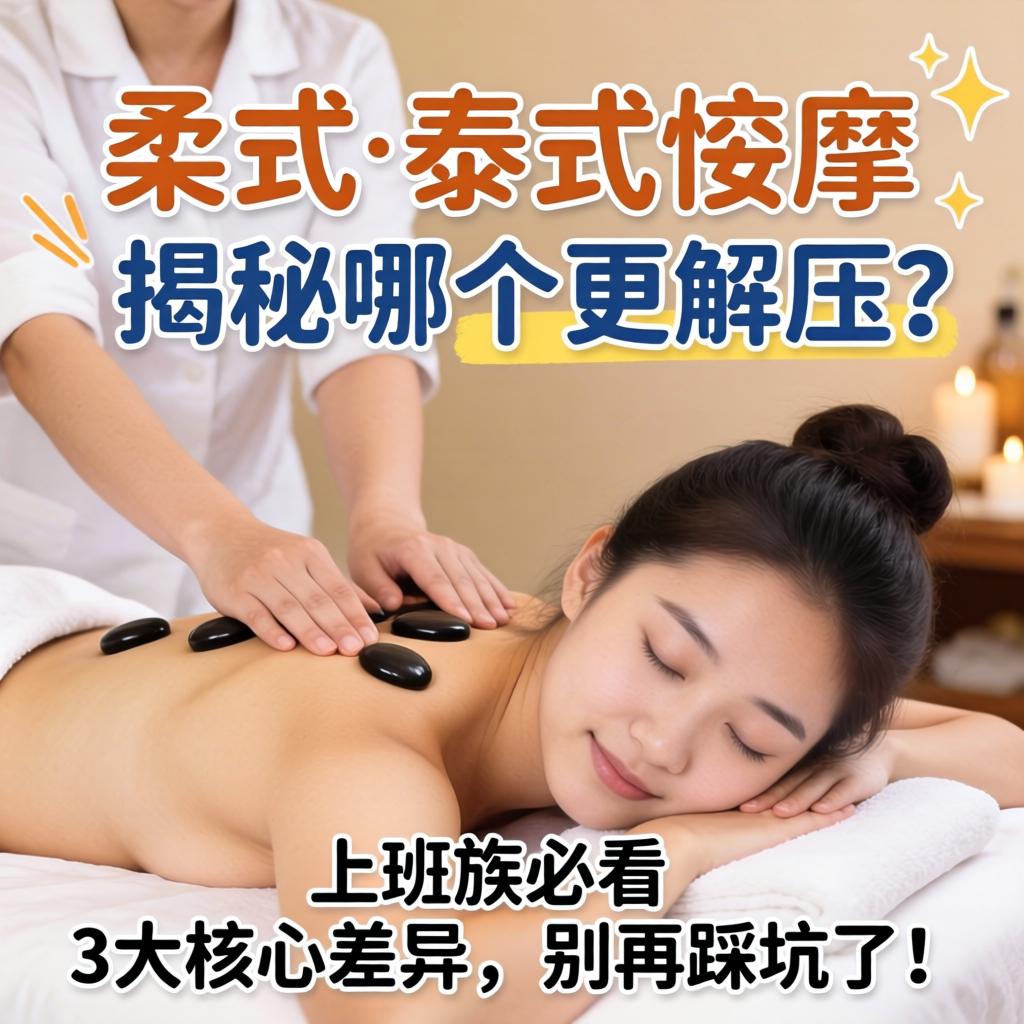 柔式和泰式推拿的区别是什么，揭秘哪个更解压？上班族必看的3大主题差距，别再踩坑了！