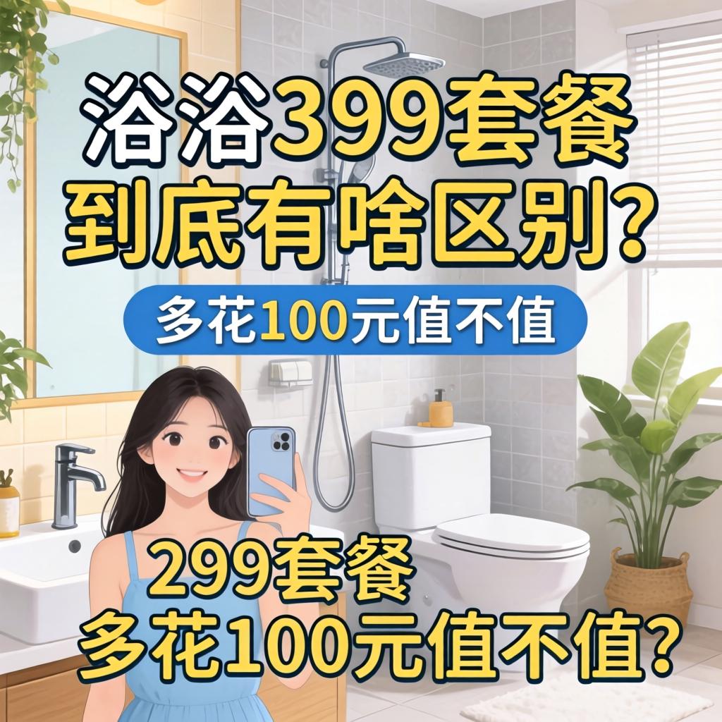沐浴399套餐和299套餐到底有啥区别？多花100元值不值？