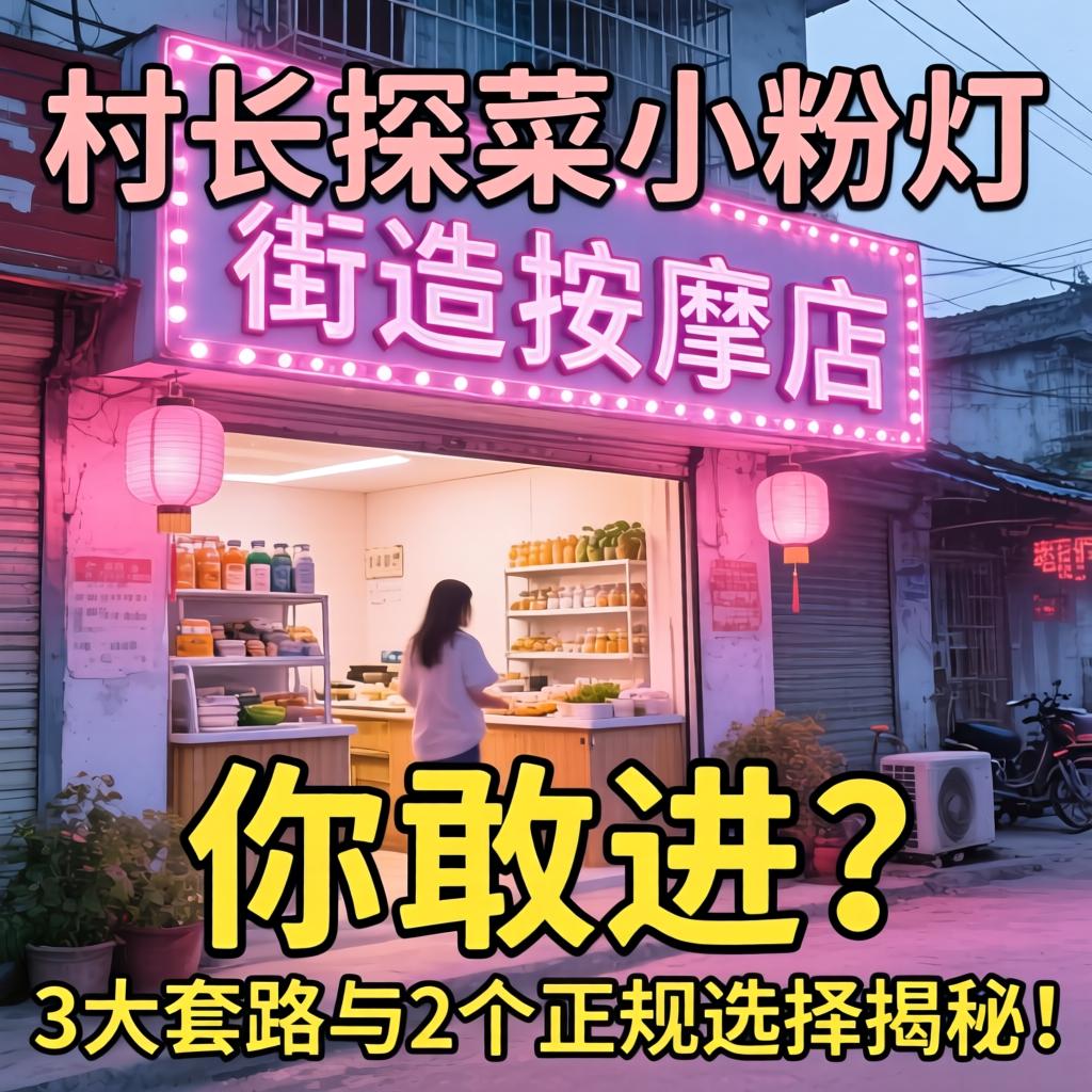 村长探花幼粉灯街边推拿店,你敢进？3大套路与2个正规选择揭秘！