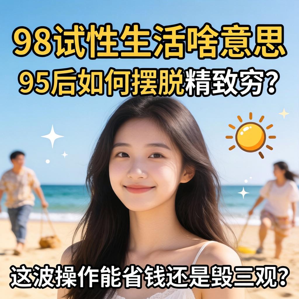 96试性生涯啥意思，95后若何脱节精彩穷？这波操作能省钱还是毁三观？