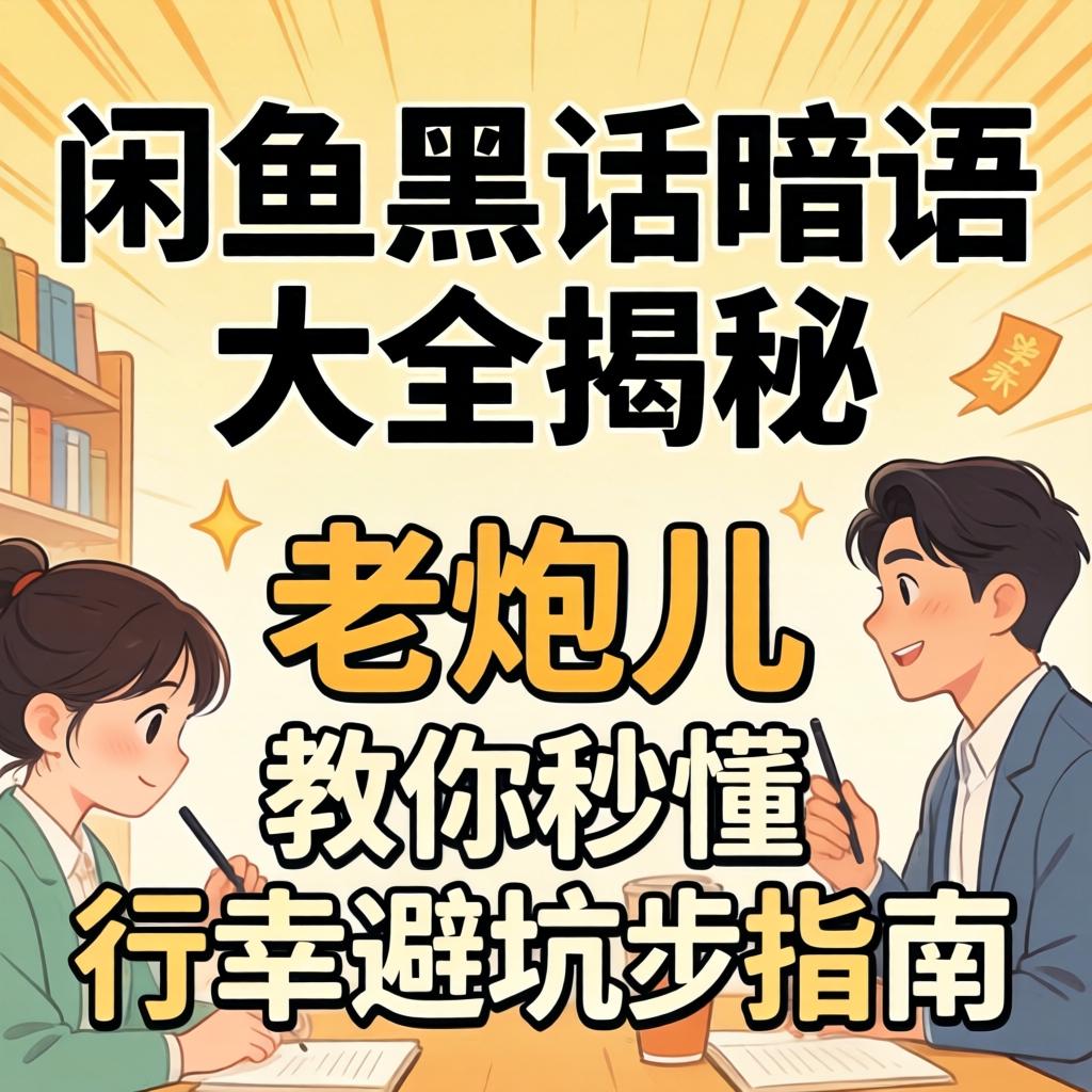 闲鱼黑话暗语大全揭秘:老炮儿教你秒懂行话避坑指南