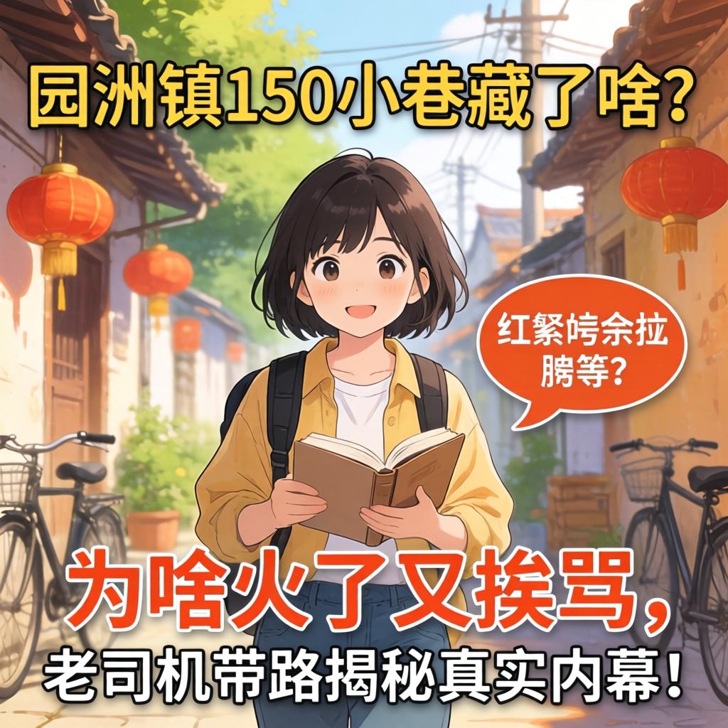 园洲镇150小巷藏了啥?为啥火了又挨骂,老司机带路揭秘真实内幕!