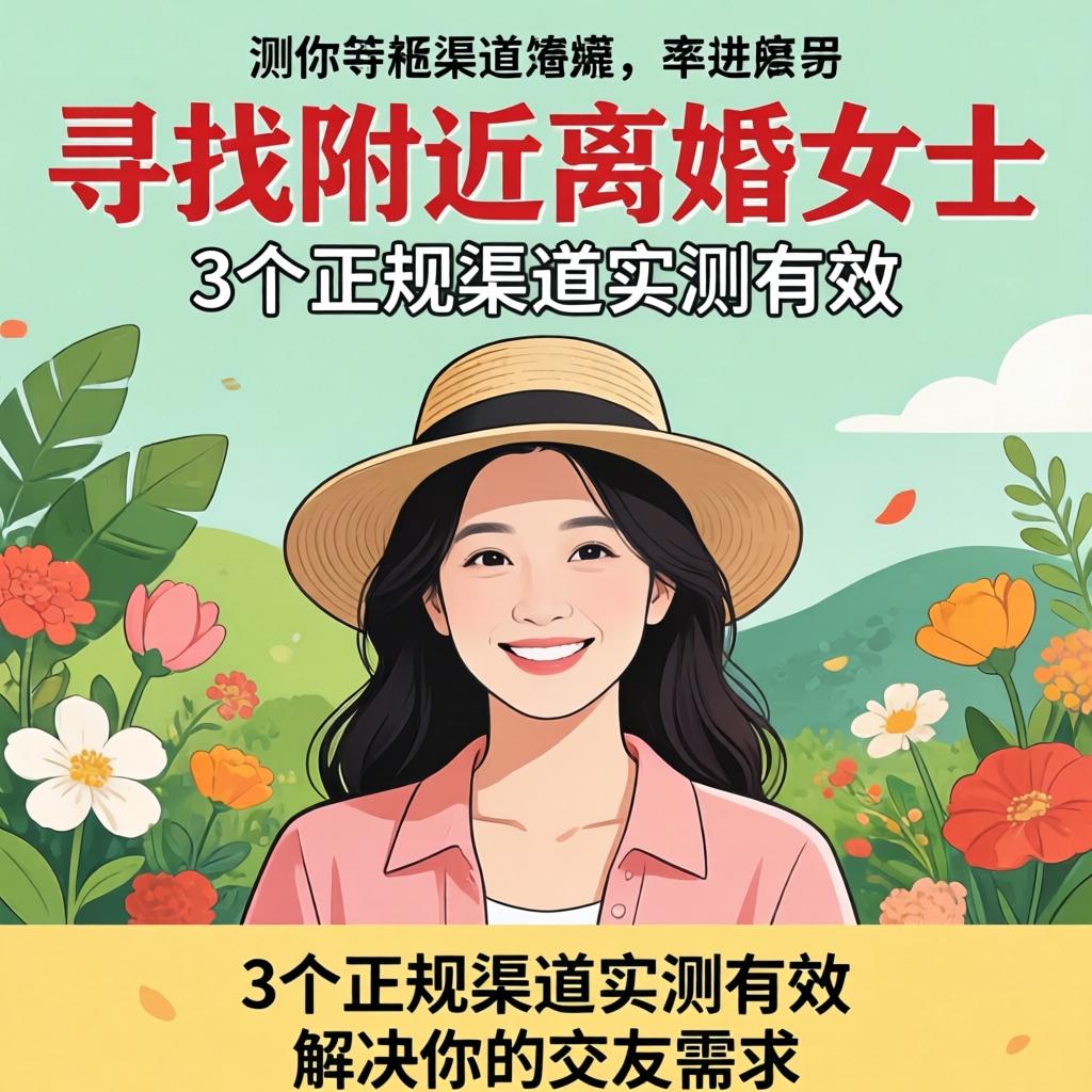 寻找左近离婚女士_3个正规渠路实测有效，解决你的交友需要