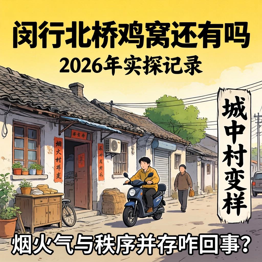 闵行北桥鸡窝还有吗，2026年实探记录：城中村变样，烟火气与秩序并存咋回事？