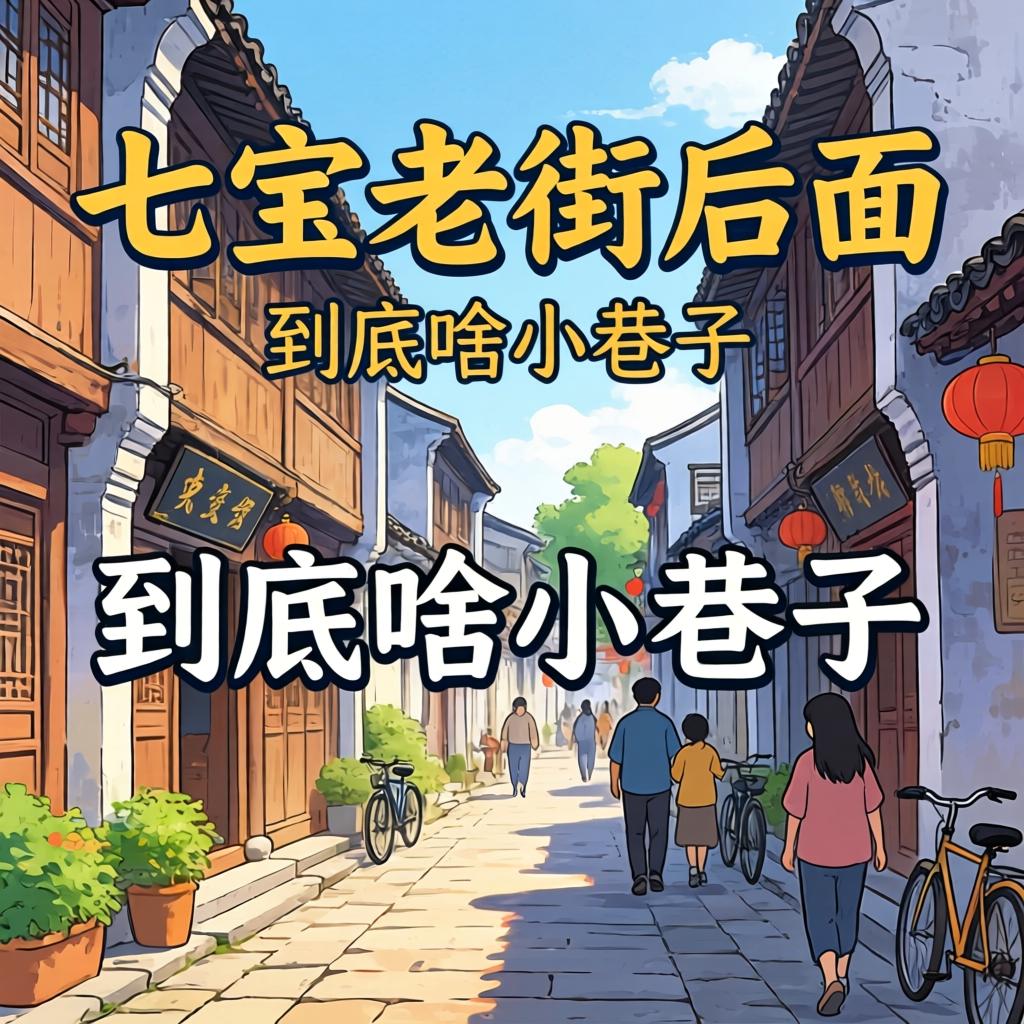 七宝老街后面究竟有啥小巷子？？？详细位置在哪嘞？？？