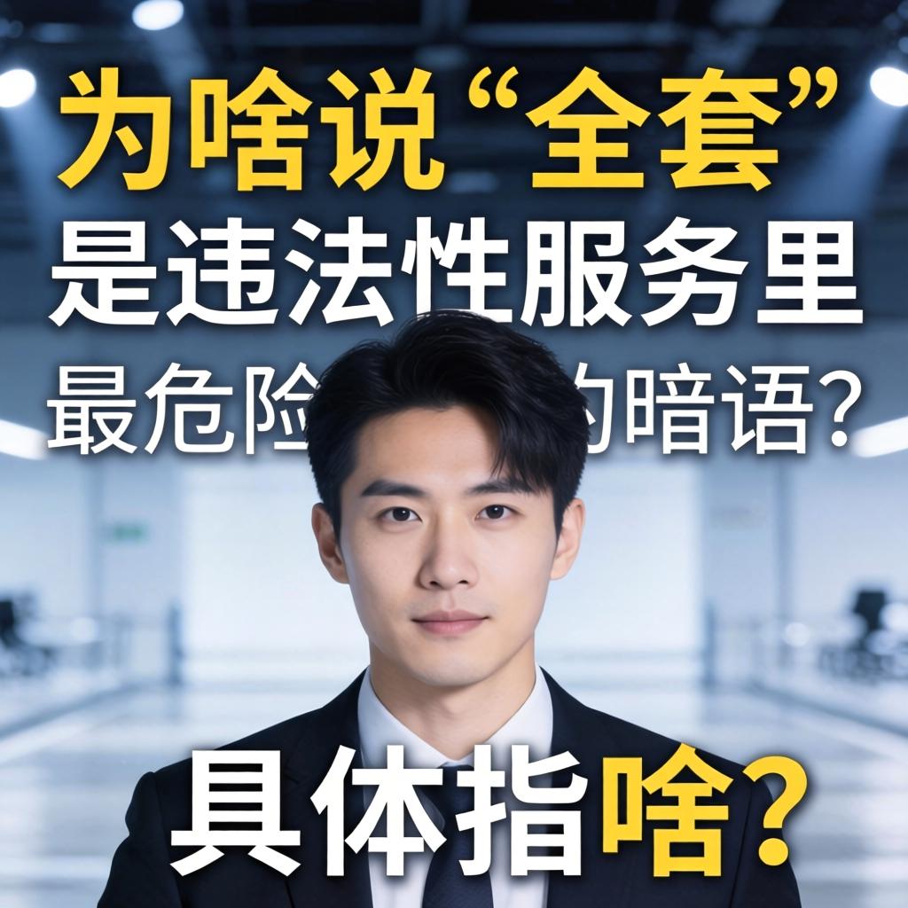 为啥说“全套”是违法性服务里最危险的暗语？具体指啥？