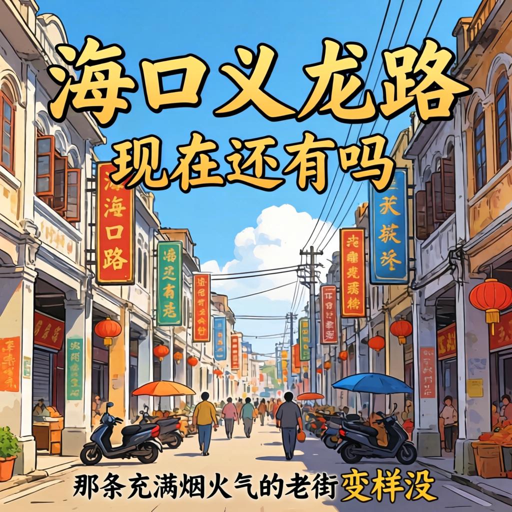 海口义龙路现在还有吗,那条充满烟火气的老街变样没?