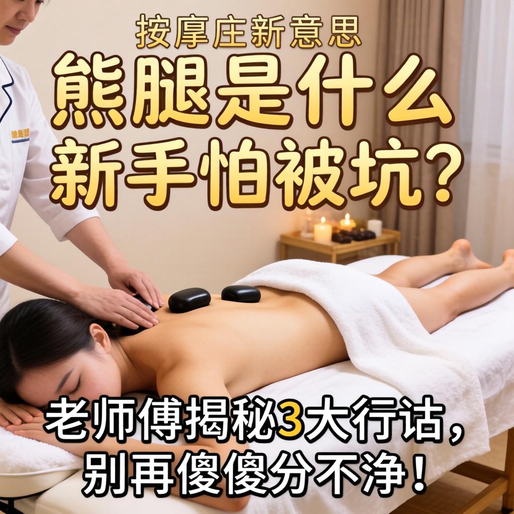 按摩店熊腿是什么意思，新手怕被坑？老师傅揭秘3大行话，别再傻傻分不清！