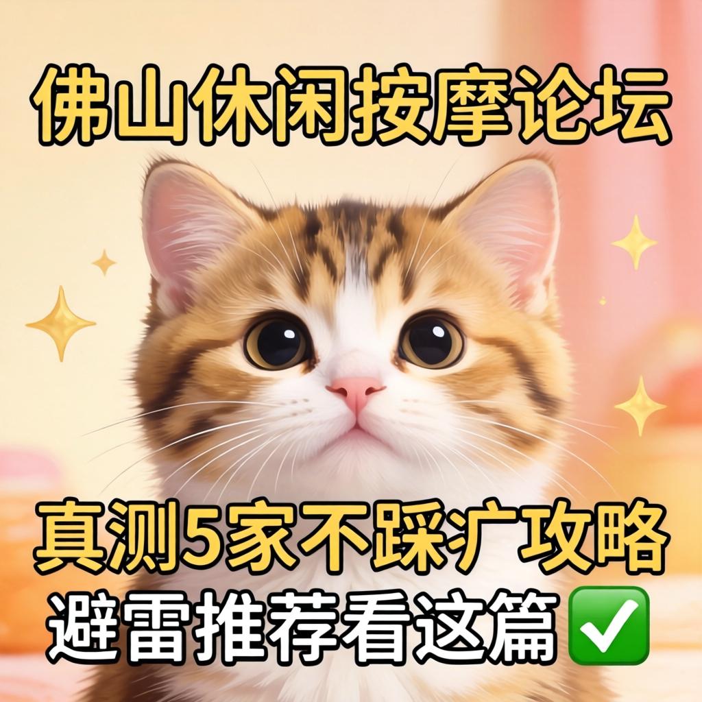 佛山休闲按摩论坛_实测5家不踩坑攻略，避雷推荐看这篇✅