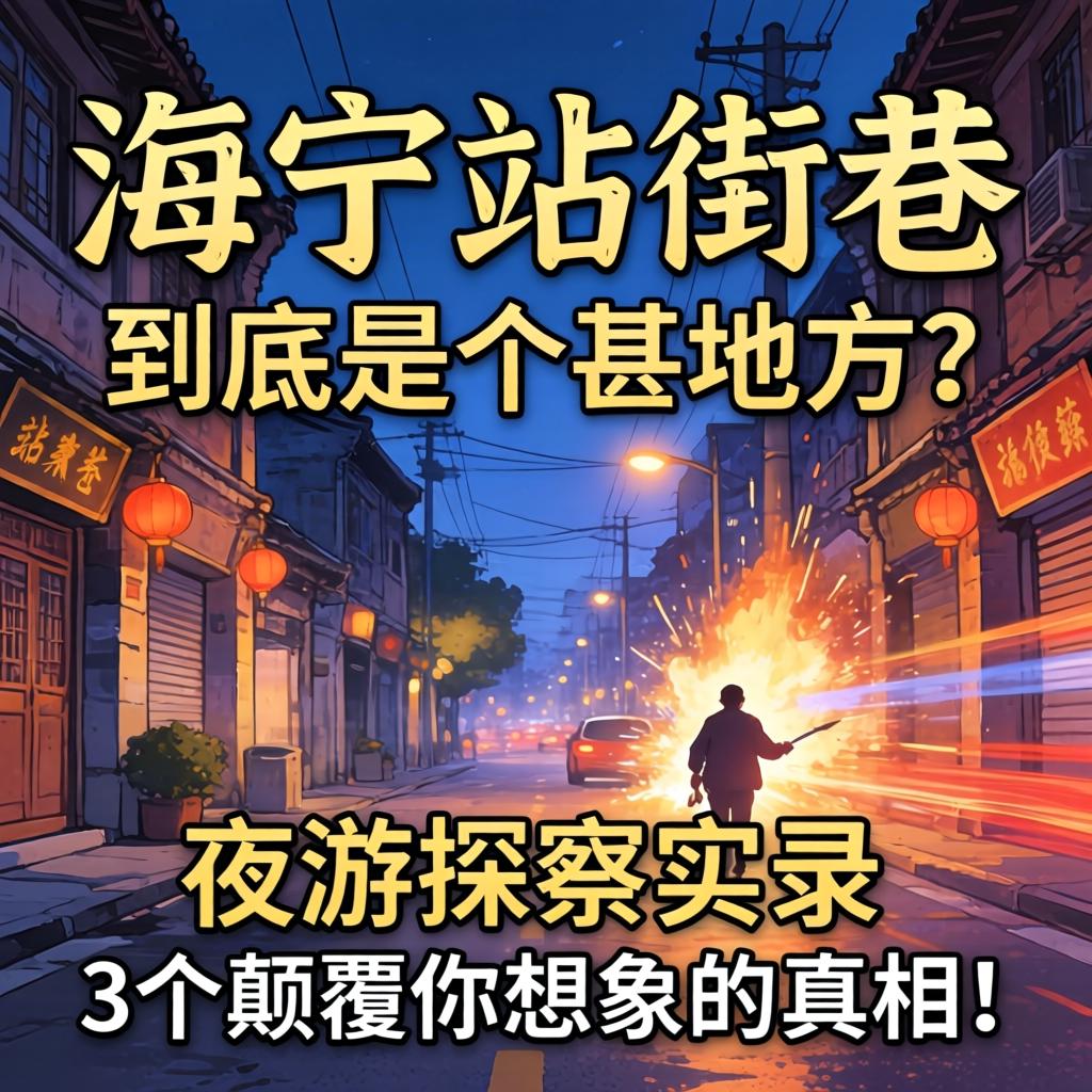 海宁站街巷，到底是个甚地方？夜游探访实录，3个颠覆你想象的真相！
