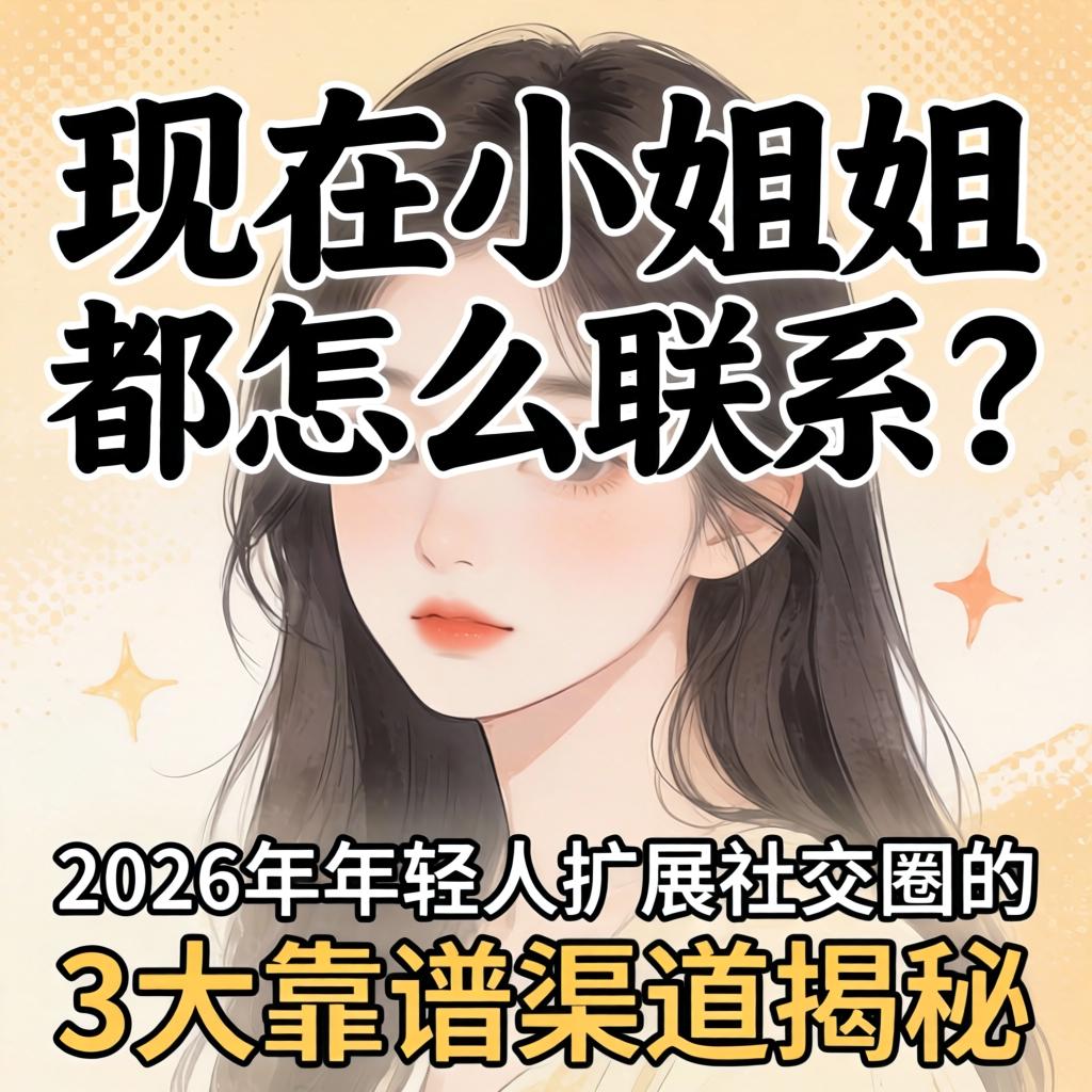 现在小姐姐都怎么联系？2026年年轻人扩展社交圈的3大靠谱渠道揭秘