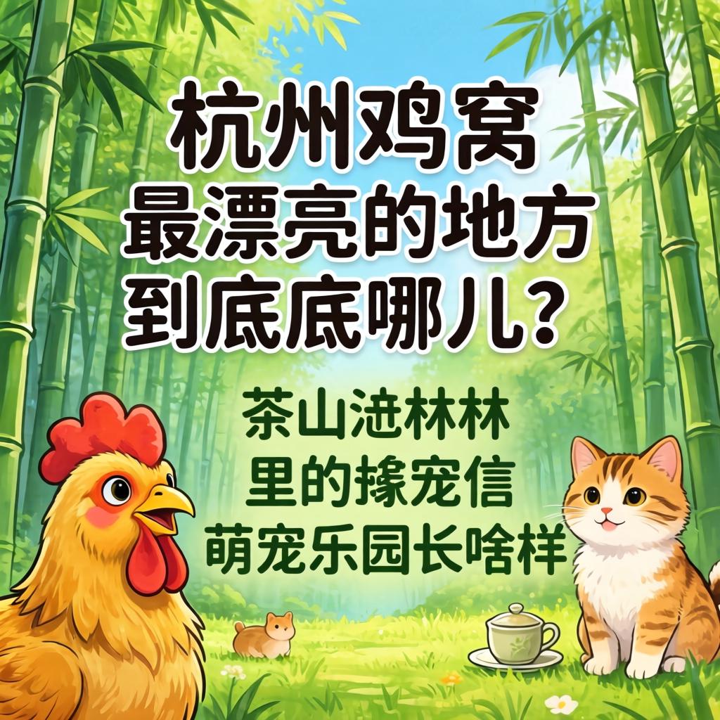 荆门的鸡窝最美丽的处所到底在哪儿？茶山竹林里的萌宠乐园长啥样？