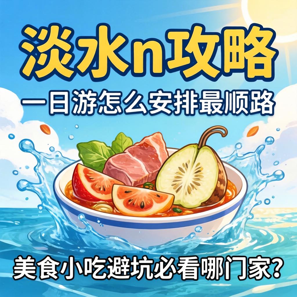 淡水sn攻略，一日游怎么安排最顺路、美食小吃避坑必看哪几家？