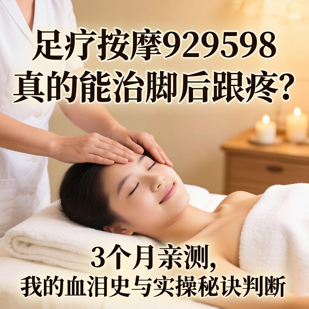 足疗推拿929598，真的能治脚后跟疼？3个月亲测，我的血泪史与实操法门