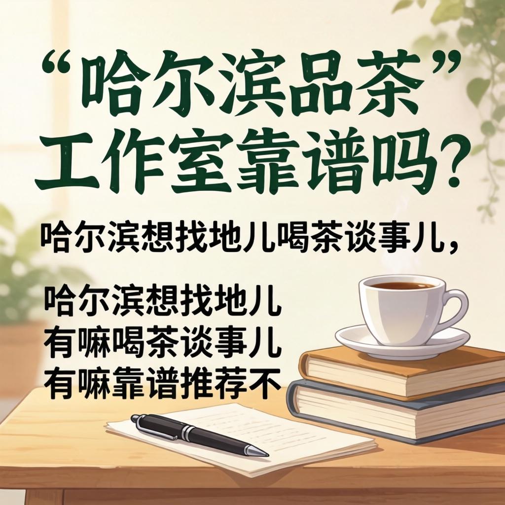 哈尔滨品茶工作室靠谱吗？在哈尔滨想找地儿喝茶谈事儿，有嘛靠谱推荐不？