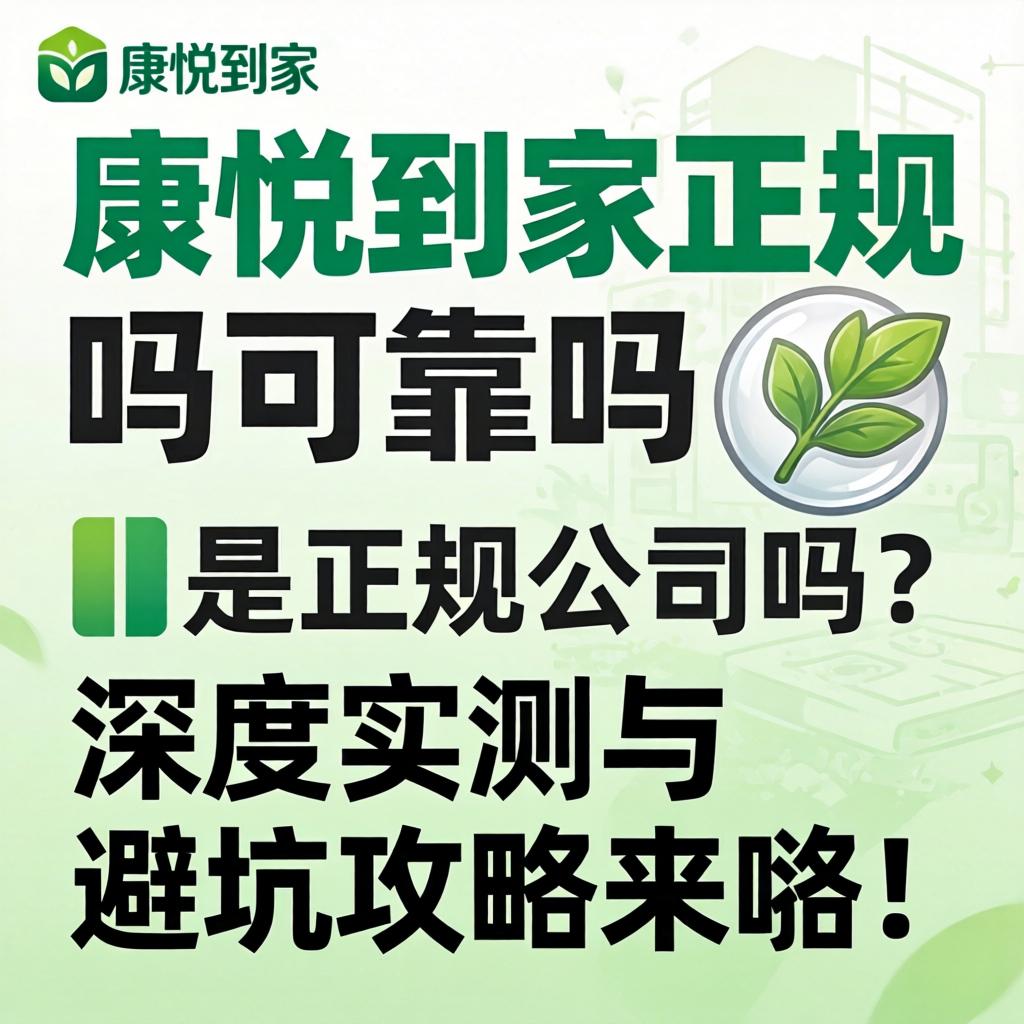 康悦到家正规吗靠得住吗｜是正规公司吗？深度实测与避坑攻略来咯