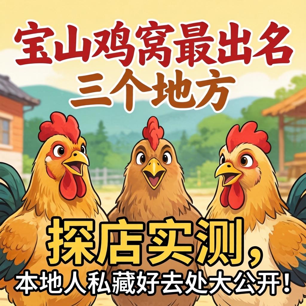 宝山鸡窝最出名三个地方：探店实测，本地人私藏好去处大公开！