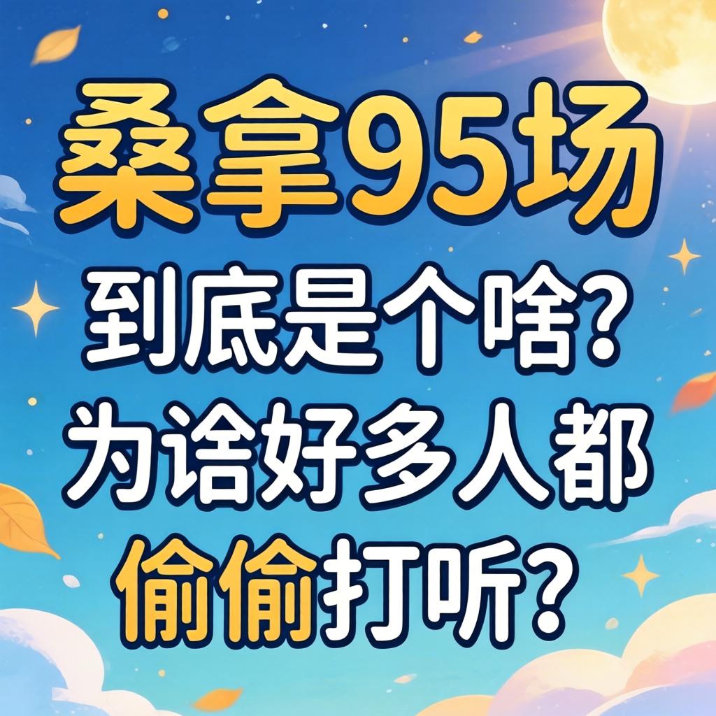 “桑拿95场”到底是个啥？为啥好多人都偷偷打听？