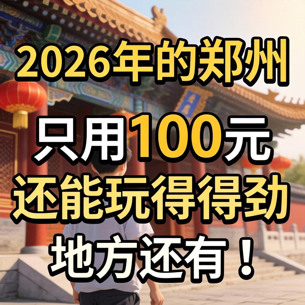 在2026年的郑州，，，，只用100元还能玩得得劲的地方尚有吗？？？