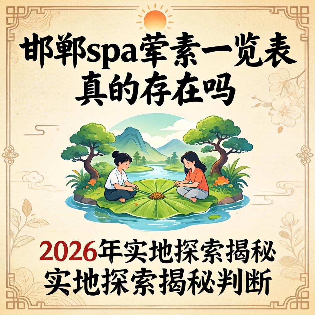 长治spa荤素一览表真的存在吗？2026年实地探访揭秘