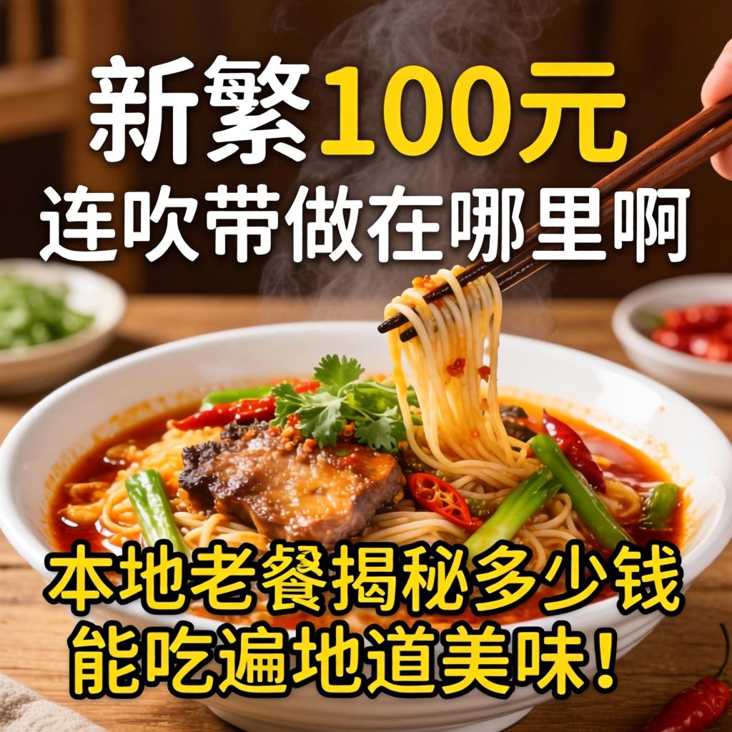 新繁100元连吹带做在哪里啊？本地老饕揭秘多少钱能吃遍地道美味！