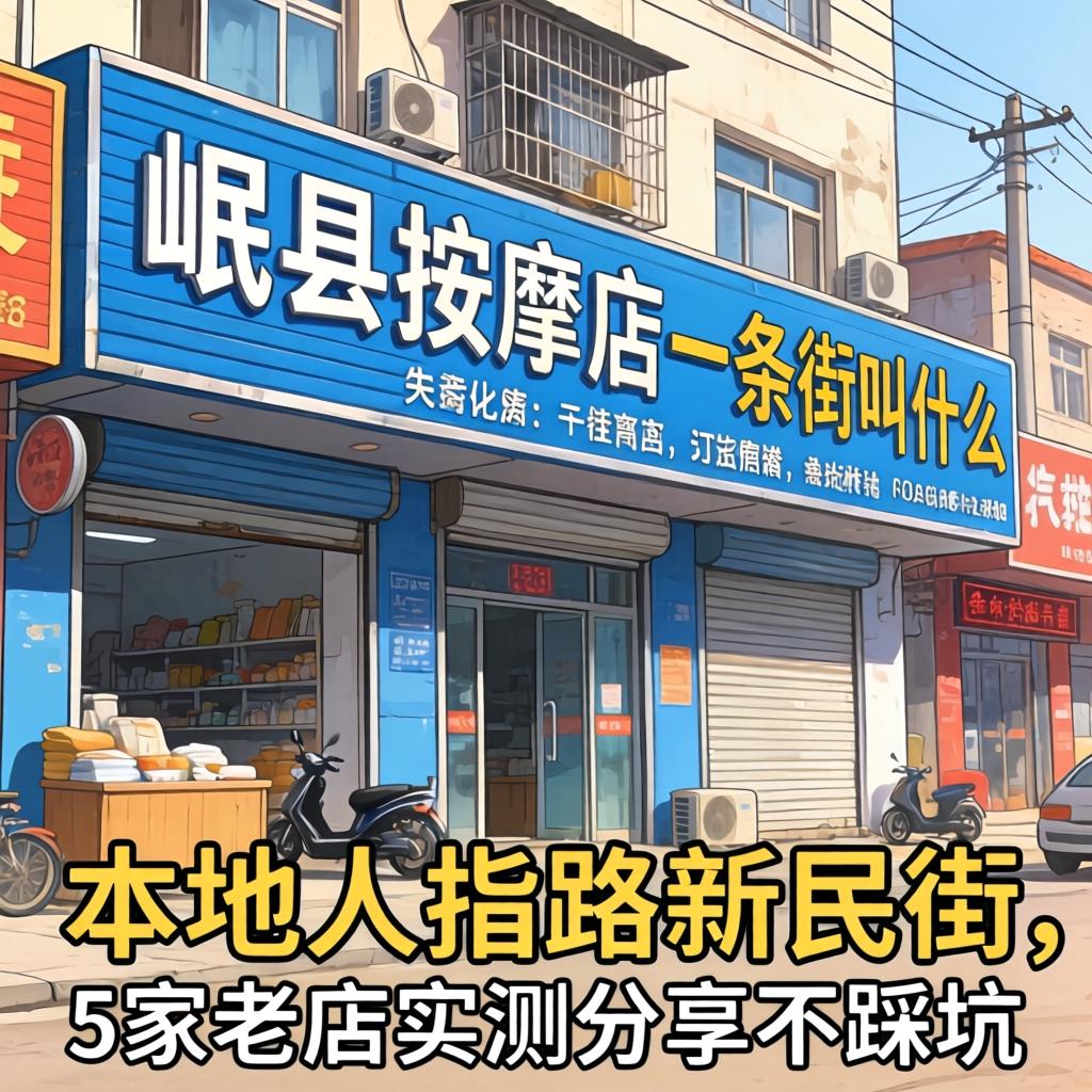 岷县按摩店一条街叫什么｜本地人指路新民街，5家老店实测分享不踩坑