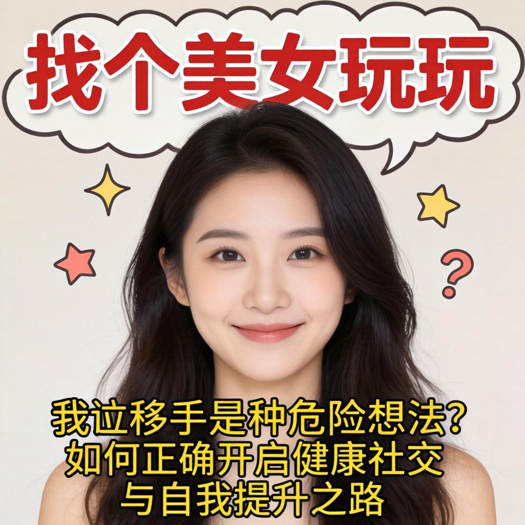 “找个美女玩玩”是种危险想法？如何正确开启健康社交与自我提升之路