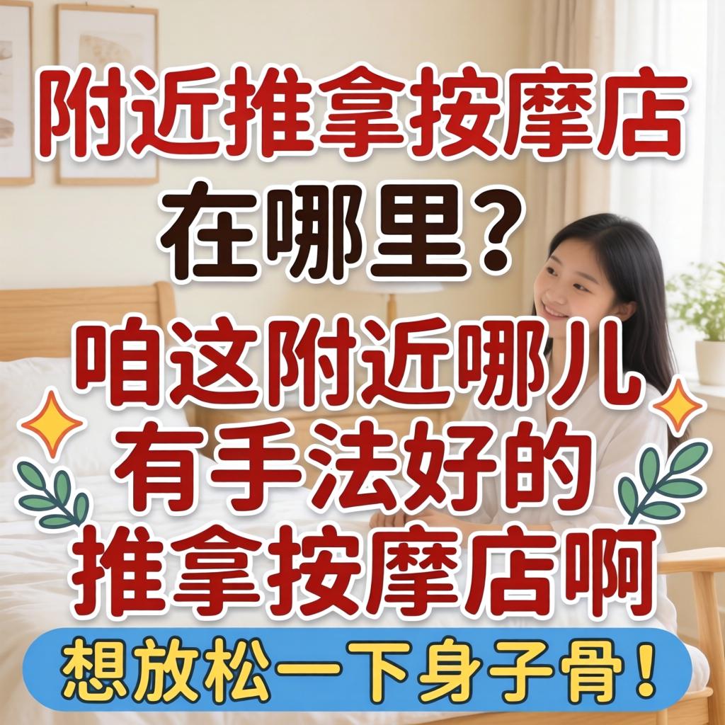 附近推拿按摩店在哪里？网友求助：在咱这附近哪儿有手法好的推拿按摩店啊，想放松一下身子骨！