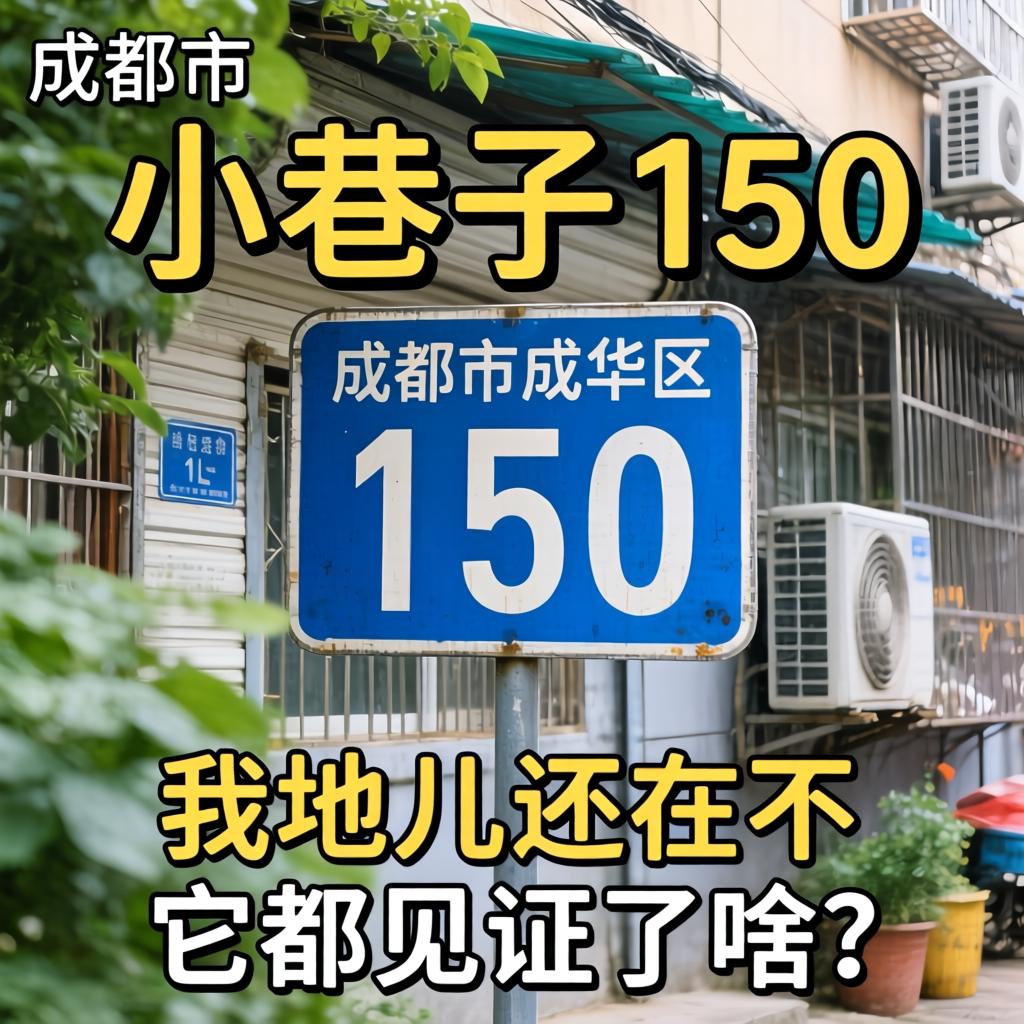 成都市成华区小巷子150，这地儿还在不？它都见证了啥？