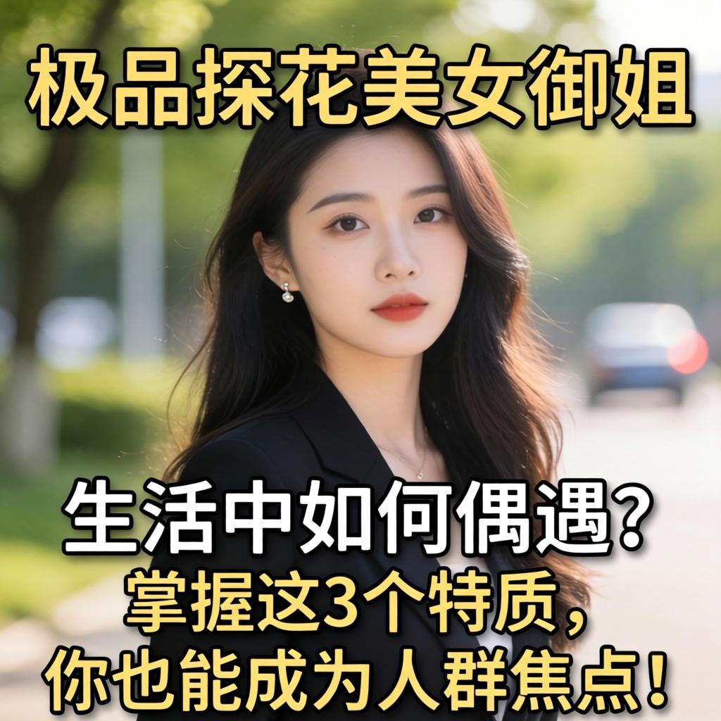 极品探花美女御姐，生活中如何偶遇？掌握这3个特质，你也能成为人群焦点！